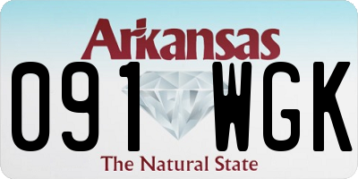 AR license plate 091WGK