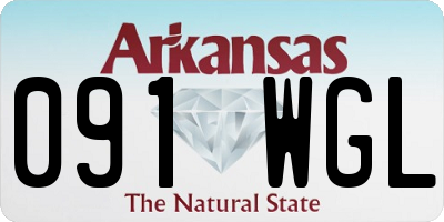 AR license plate 091WGL