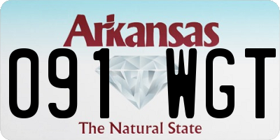AR license plate 091WGT
