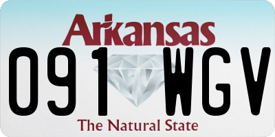 AR license plate 091WGV