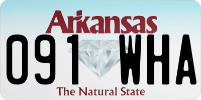 AR license plate 091WHA