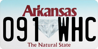 AR license plate 091WHC