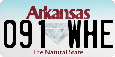 AR license plate 091WHE