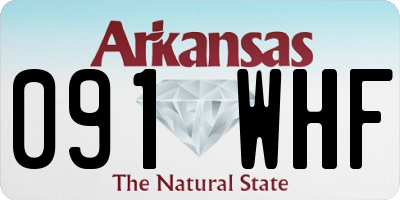 AR license plate 091WHF