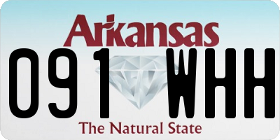 AR license plate 091WHH