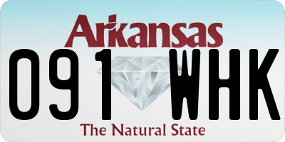 AR license plate 091WHK