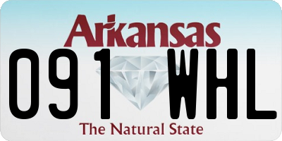 AR license plate 091WHL