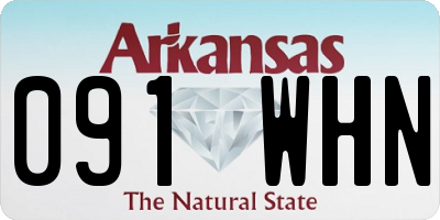 AR license plate 091WHN