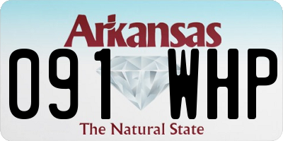 AR license plate 091WHP