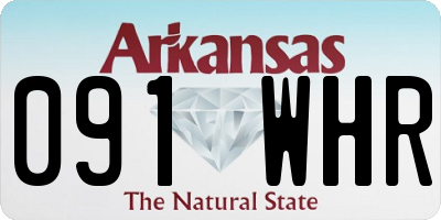 AR license plate 091WHR