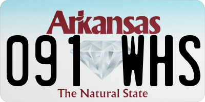 AR license plate 091WHS