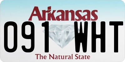 AR license plate 091WHT