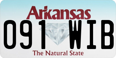 AR license plate 091WIB