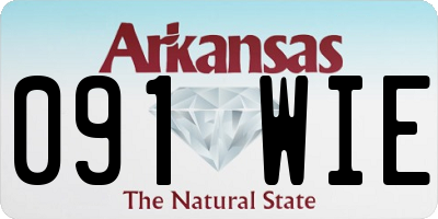 AR license plate 091WIE