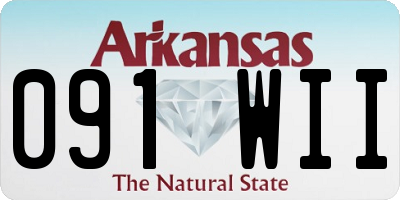 AR license plate 091WII