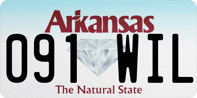 AR license plate 091WIL