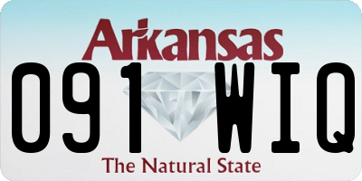 AR license plate 091WIQ