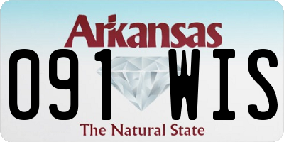 AR license plate 091WIS