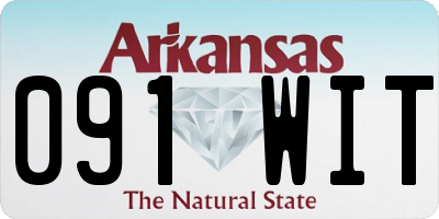 AR license plate 091WIT