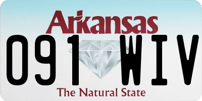 AR license plate 091WIV