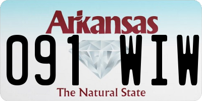 AR license plate 091WIW
