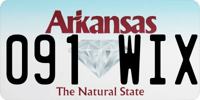 AR license plate 091WIX