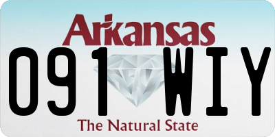 AR license plate 091WIY