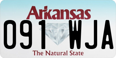 AR license plate 091WJA