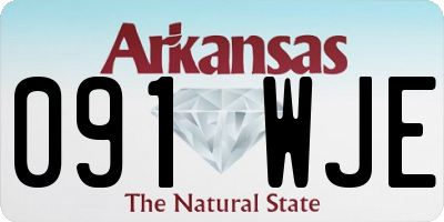 AR license plate 091WJE
