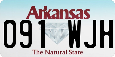 AR license plate 091WJH