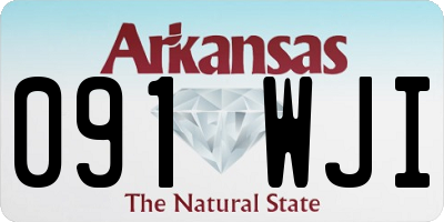 AR license plate 091WJI