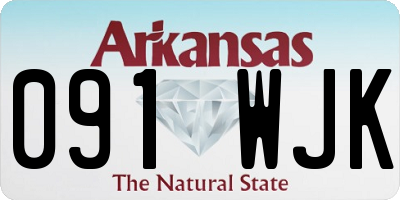 AR license plate 091WJK