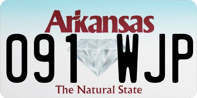 AR license plate 091WJP