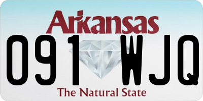 AR license plate 091WJQ