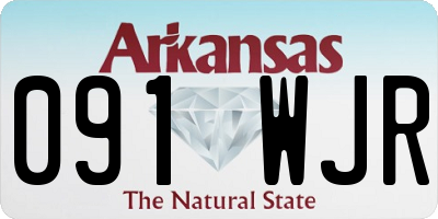 AR license plate 091WJR