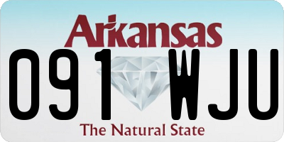 AR license plate 091WJU