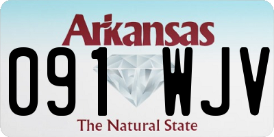 AR license plate 091WJV