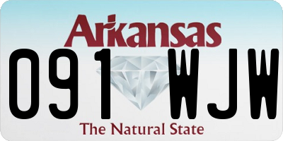 AR license plate 091WJW