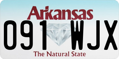 AR license plate 091WJX