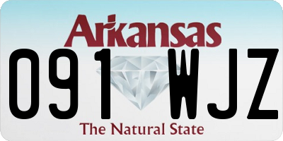 AR license plate 091WJZ