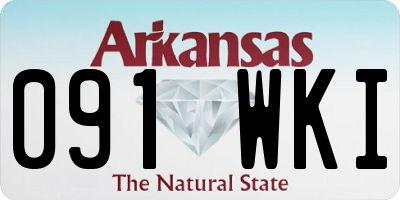 AR license plate 091WKI
