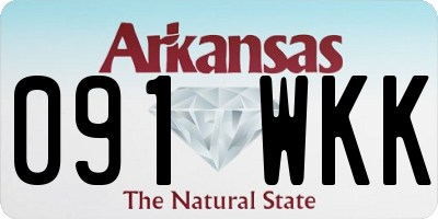 AR license plate 091WKK