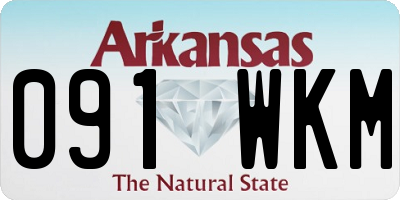 AR license plate 091WKM