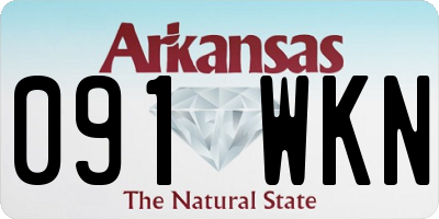 AR license plate 091WKN