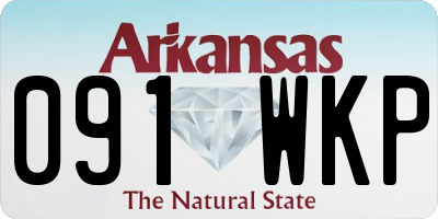 AR license plate 091WKP
