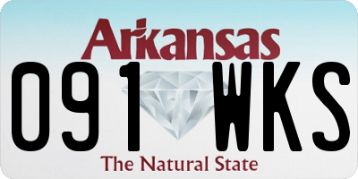 AR license plate 091WKS
