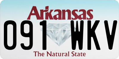 AR license plate 091WKV
