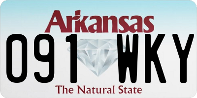 AR license plate 091WKY