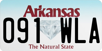AR license plate 091WLA