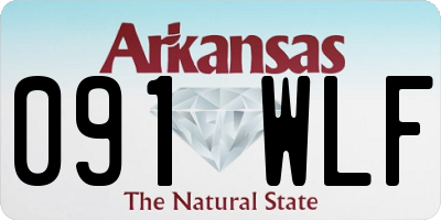 AR license plate 091WLF